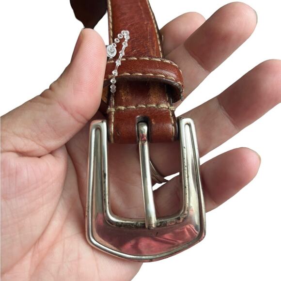 Vintage Fossil leather Golf Theme belt 44” - Picture 5 of 7